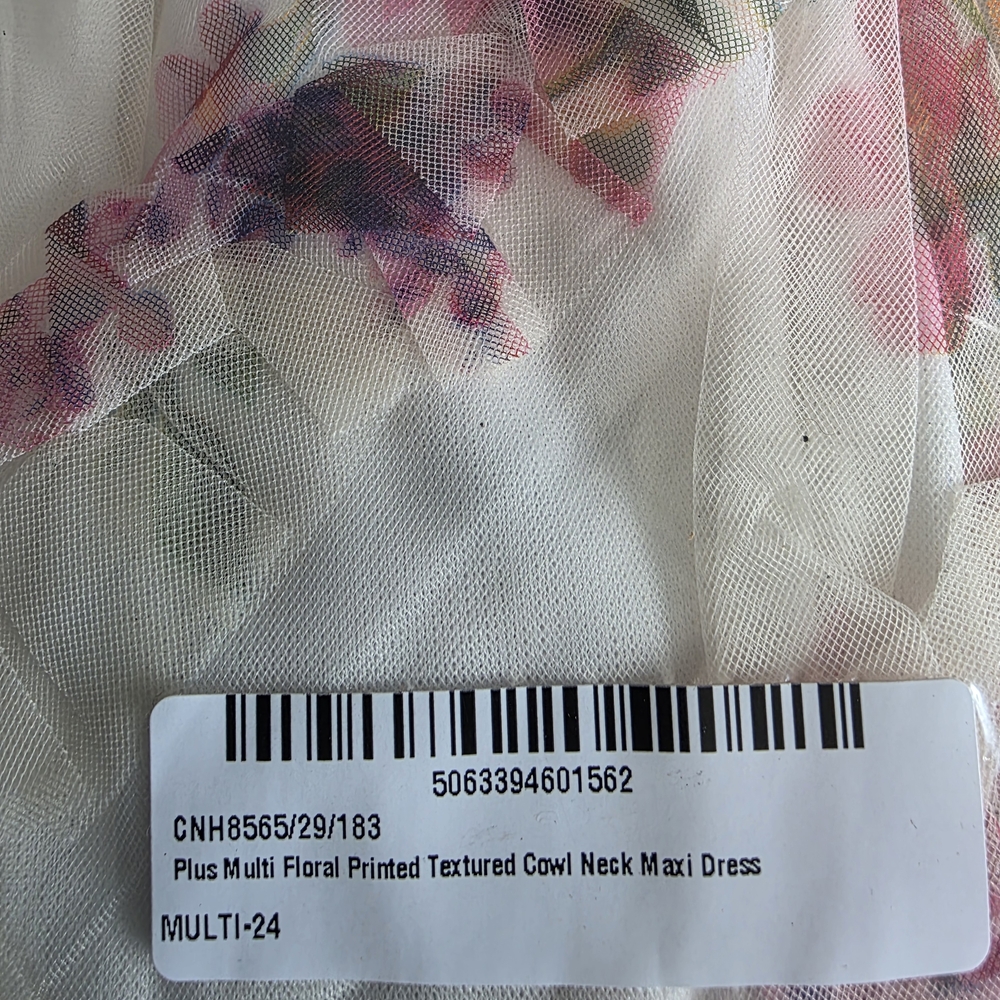 PrettyLittleThing Pastel Floral Maxi Dress - Picture 5 of 5